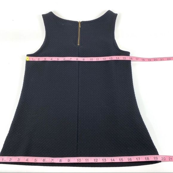 Black textured shell with back zip NWT - S - Picture 10 of 10